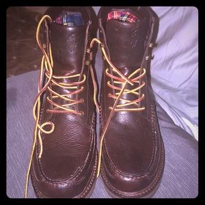 Raulph Lauren Polo water proof leather boots.